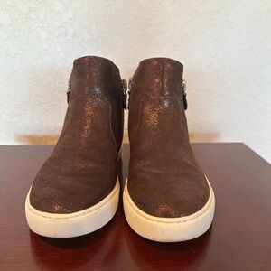 Gentle Souls Brown Boots with Cream Soles